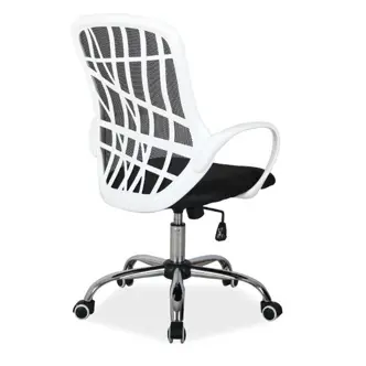 Kancelářské křeslo KARTENA, černá/bílá