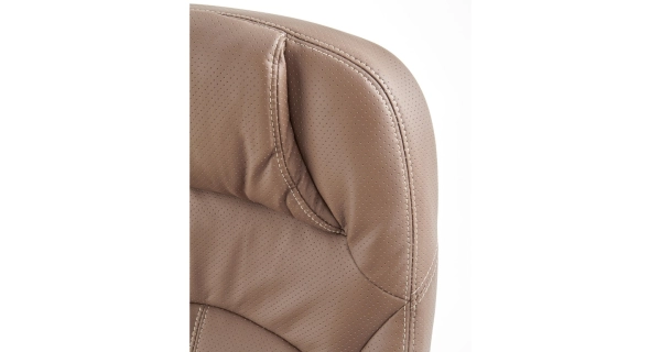Kancelářské křeslo LHOTSE, hnědá ekokůže