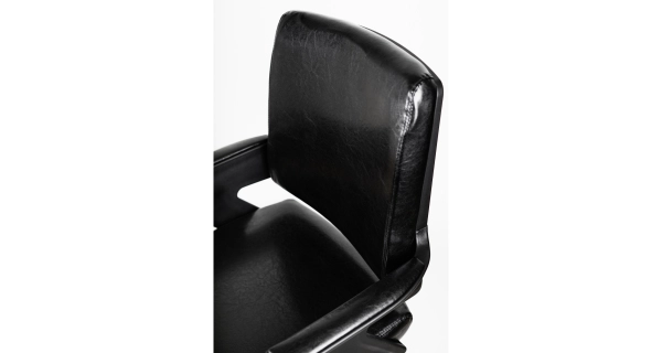 Kancelářské křeslo NANUS, černá ekokůže