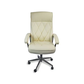 Kancelářské křeslo POPULIFO, béžová ekokůže