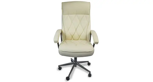 Kancelářské křeslo POPULIFO, béžová ekokůže