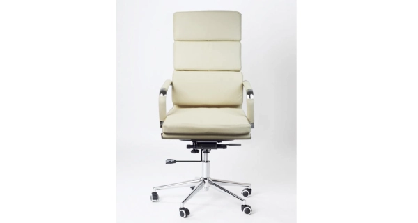 Kancelářské křeslo RUSCHI, béžová ekokůže