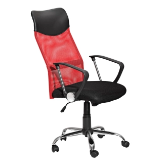 Kancelářské křeslo THORENS, červená barva