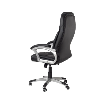 Kancelářské křeslo ZANE, černá ekokůže