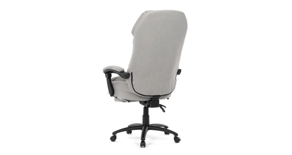 Kancelářské křeslo ZELHALVOR, světle šedá látka