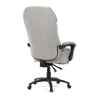 Kancelářské křeslo ZELHALVOR, světle šedá látka