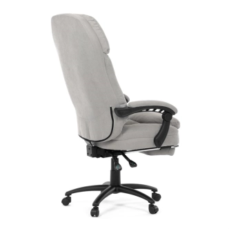 Kancelářské křeslo ZELHALVOR, světle šedá látka