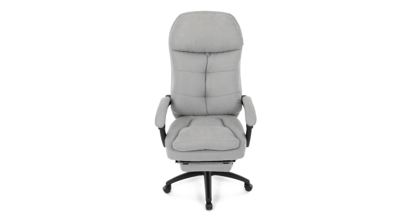 Kancelářské křeslo ZELHALVOR, světle šedá látka