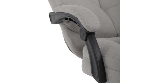 Kancelářské křeslo ZELHALVOR, světle šedá látka