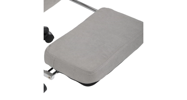 Kancelářské křeslo ZELHALVOR, světle šedá látka