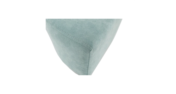 Klubové křeslo BENEDA s taburetem, mentolová