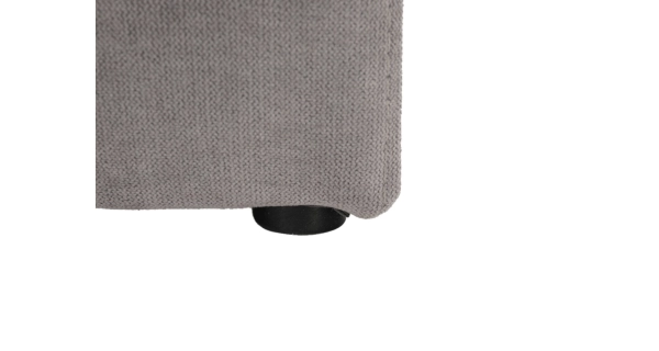 Klubové křeslo BENEDA s taburetem, šedá