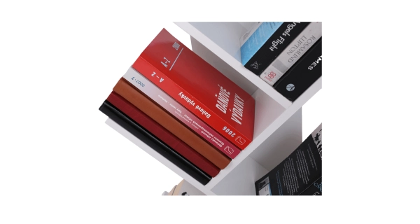 Knihovna GARCINIA 1, bílá