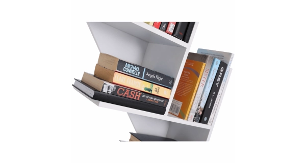 Knihovna GARCINIA 2, bílá