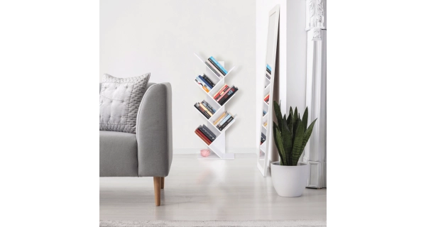 Knihovna GARCINIA 2, bílá