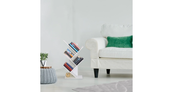 Knihovna GARCINIA 3, bílá