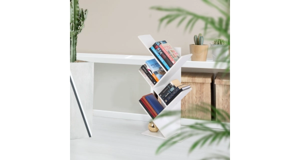 Knihovna GARCINIA 3, bílá