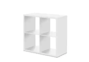 Knihovna MEIJE 4, kostka bílá