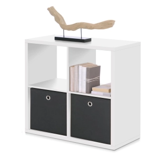 Knihovna MEIJE 4, kostka bílá