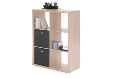 Knihovna MEIJE 6, dub sonoma