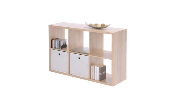 Knihovna MEIJE 6, dub sonoma