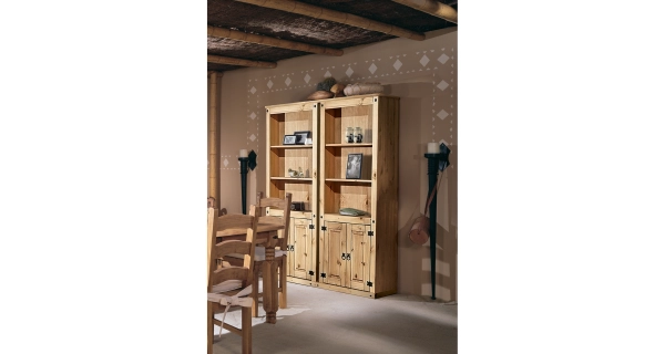 Knihovna PIMBOW masiv borovice, vosk