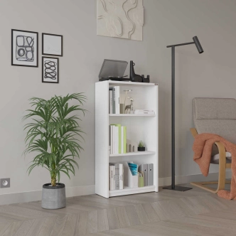 Knihovna VORLEM, bílá DOPRODEJ