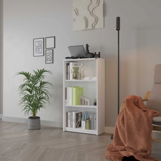 Knihovna VORLEM, bílá DOPRODEJ