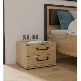 KNINO noční stolek, dub Bartex, 5 let záruka