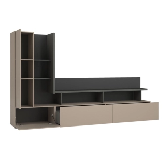 KODY obývací stěna, congo/antracit