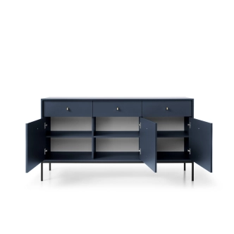 Kombinovaná komoda CORANICA 154, modrá