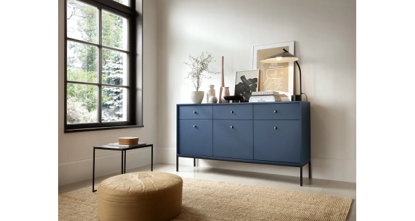 Kombinovaná komoda CORANICA 154, modrá