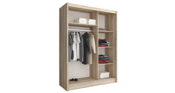 Kombinovaná skříň CONCINNA 2 se zrcadlem 150, grafit