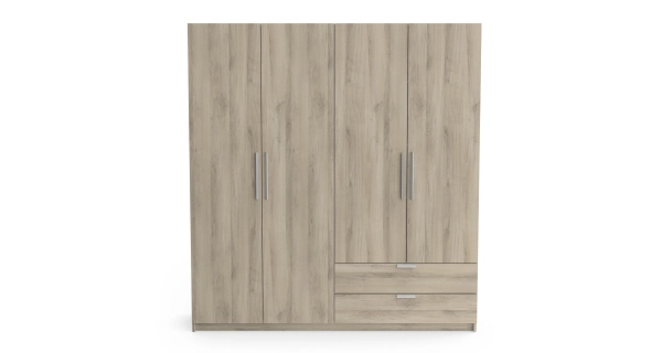 Kombinovaná skříň DEBRA 2 4D2S, dub kronberg