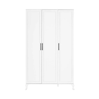 Kombinovaná skříň GRAVEN, bílá DOPRODEJ