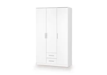 Kombinovaná skříň RYDER 3D, bílý lesk