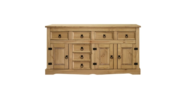 Komoda 3 dveře + 7 zásuvek PIMBOW, vosk