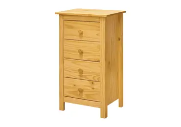 Komoda 4 zásuvky DWAYNE, masiv borovice