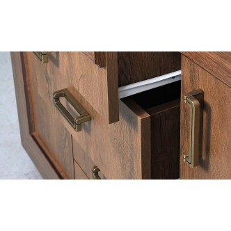 Komoda ACHAO 2 2D4S, dub lefkas