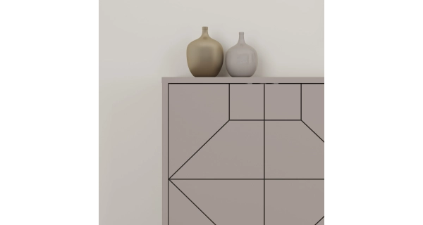 Komoda ARCAS, světlá mocha