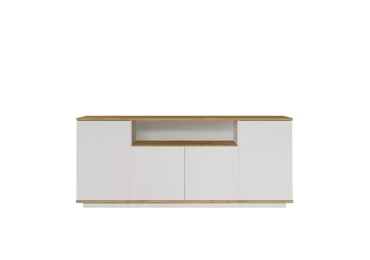 Komoda ASUKA, atlantská borovice/bílá