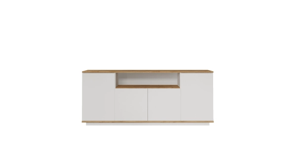 Komoda ASUKA, atlantská borovice/bílá