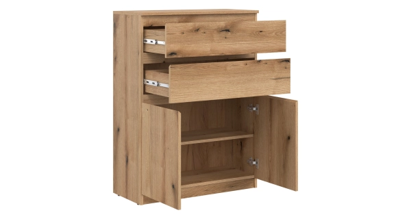 Komoda BORROMEO 2D2S, dub evoke