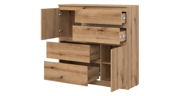 Komoda BORROMEO 2D4S, dub evoke