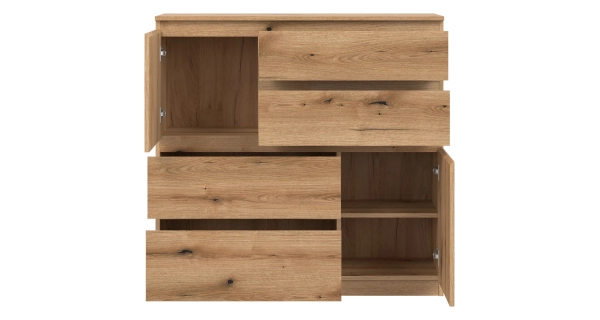 Komoda BORROMEO 2D4S, dub evoke