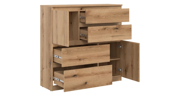 Komoda BORROMEO 2D4S, dub evoke