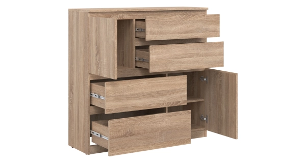 Komoda BORROMEO 2D4S, dub sonoma