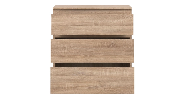Komoda BORROMEO 3S, dub sonoma