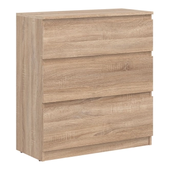 Komoda BORROMEO 3S, dub sonoma