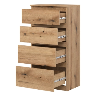 Komoda BORROMEO 4S, dub evoke